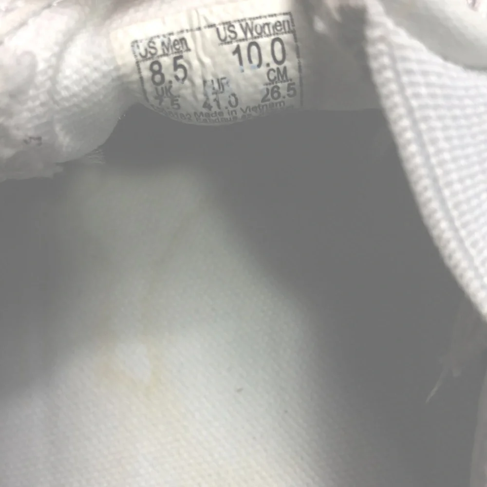 Perfect for painting/Vans White Canvas Slip-On Sneakers - Picture 4 of 6